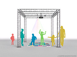 Fluurmat Interactive Floor Truss Mounted Interactive Floor Truss Mounted